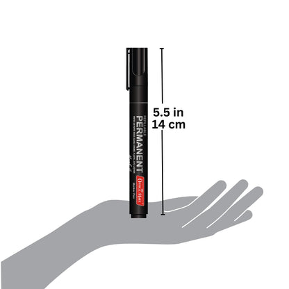 AM5157 Soni Officemate Permanent Marker For Office,Collage (Black)
