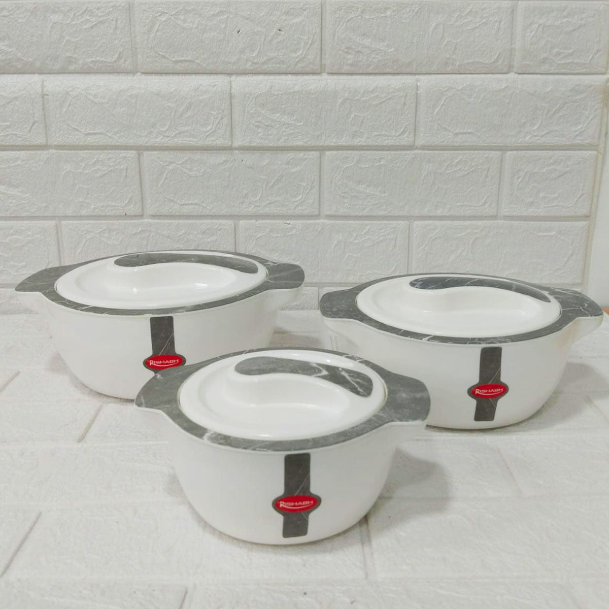 Di0275 Rishabh Sigma Marbella Insulated Casserole Set – 3 Pcs