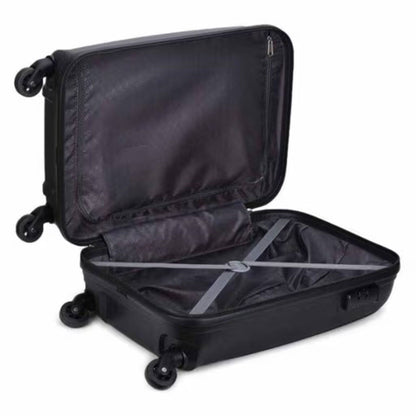Di0012 American Tourister Skyline Spinner Black Hard Luggage Bag - 55cm