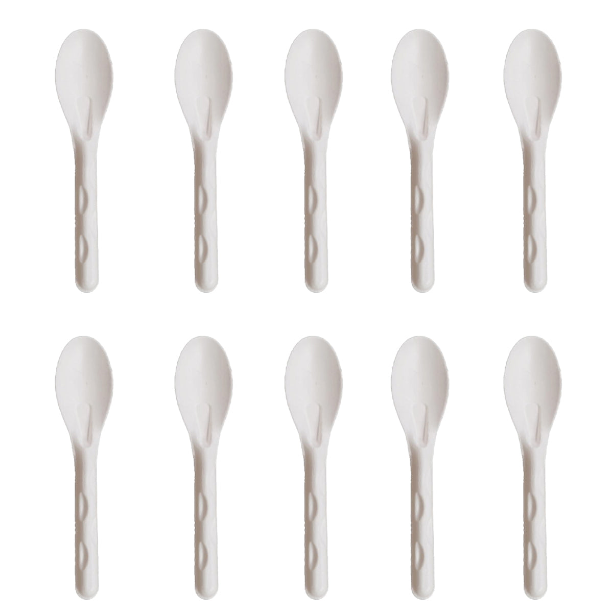 AM5815 Freshee Disposable Bagasse Spoons - Pack of 10