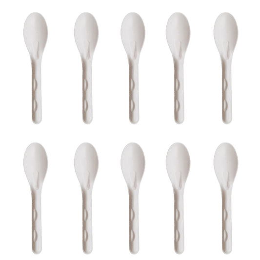 AM5815 Freshee Disposable Bagasse Spoons - Pack of 10