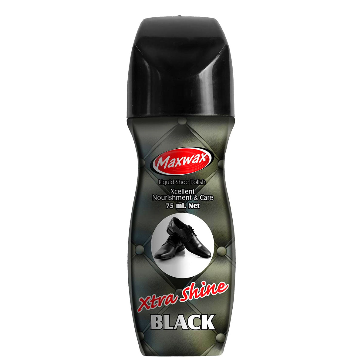 AM6148 Maxwax Liquid Shoe Polish – Black (75 ml)