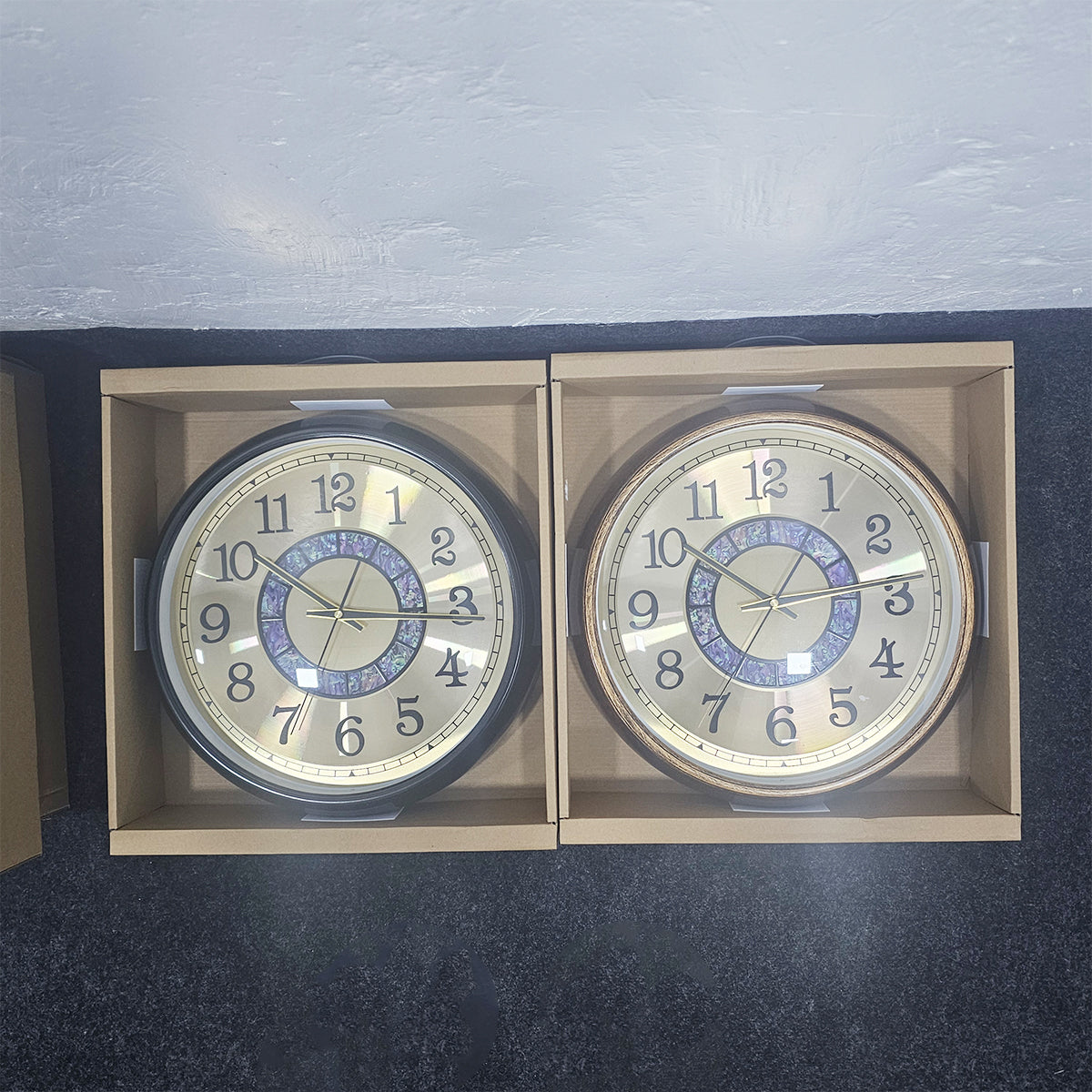 AM5946 Aesthetic Brass Silent Gold Decorative Wall Clock