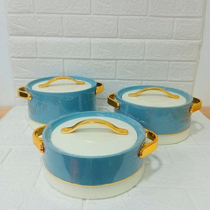 Di0268 Rishabh Premium Casserole Set – Insulated Hotpot (Set of 3)
