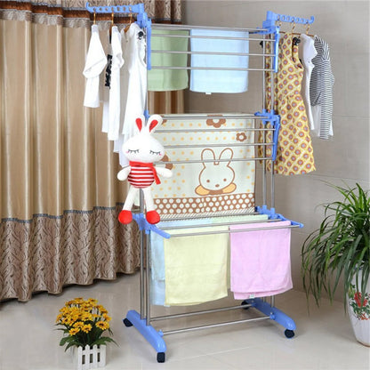 AM5608 UMA Modular 3 Tier Cloth Drying Stand Rack - Adjustable Cloth Drying Rack for Indoor,Outdoor