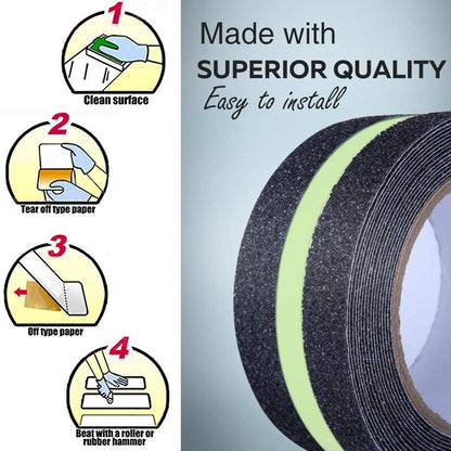 AM6055 Anti-Slip Grip Tape (2 Inch x 5 Meter)– Heavy Duty Non-Slip Traction Tape for Safety and Slip Prevention