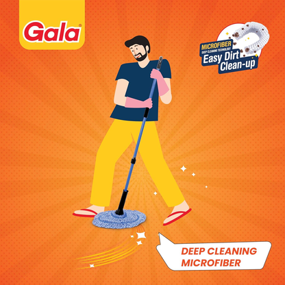 A06580 Gala Easy Twist N Mop Microfiber Refill