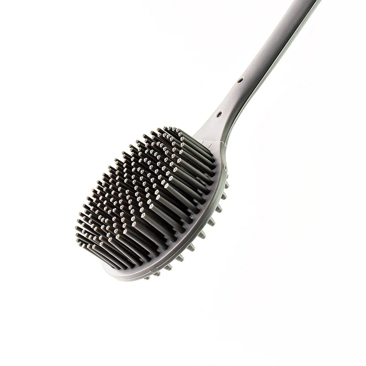 14219 Silicone Back Scrubber Brush with Long Handle (1 Pc)