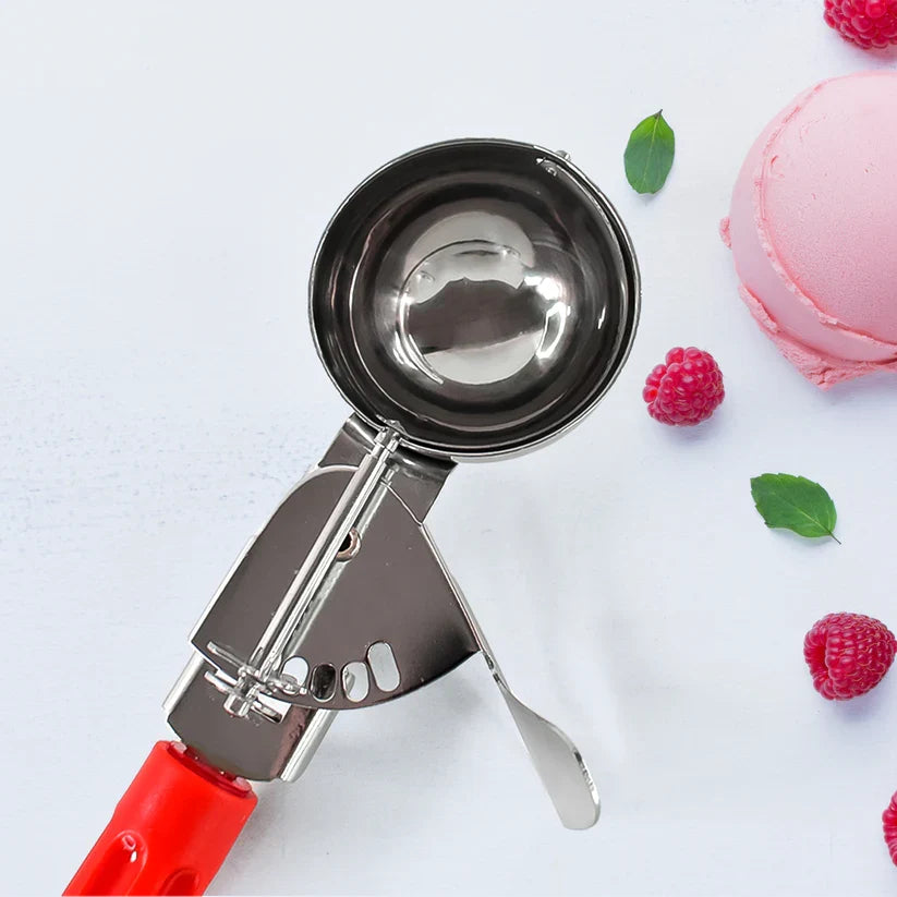 11697 Apex Ice Cream Scoop – 70 ML Stainless Steel Head with Ergonomic Handle (1 Pc)
