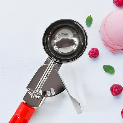 11697 Apex Ice Cream Scoop – 70 ML Stainless Steel Head with Ergonomic Handle (1 Pc)