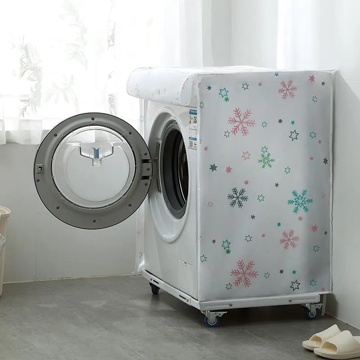 AM6861 Waterproof Front Load Washing Machine Cover