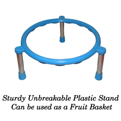 0628 Stainless Steel Single Ring Matka Stand