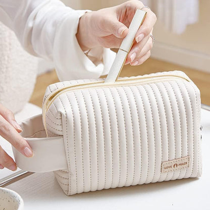 AM5439 Cosmetic Makeup Bag Portable Travel Toiletry Storage Pouch For Women Fashion Zipper Makeup Brush Bag