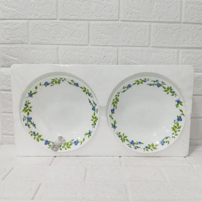 Di0241 Cello Opalware Royale Soupy Noodle Set - 2 Piece Dinnerware with 'Moon Rose' Design