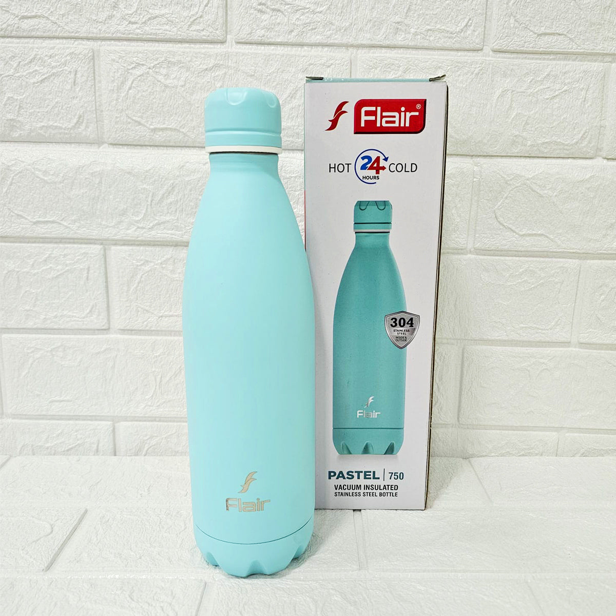 Di0026 Flair Pastel Vacuum Insulated Stainless Steel Bottle – 750ml