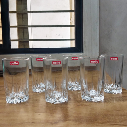AM5689	Cello Estonia Glass 310ml - 6pcs set
