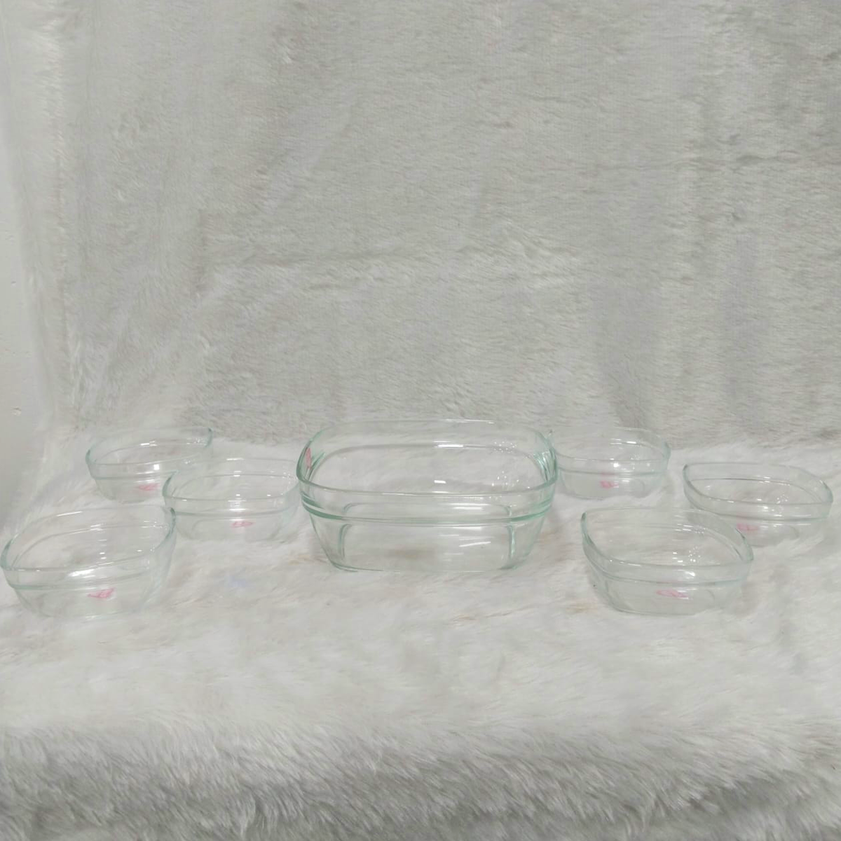 Di0369 Cello Glassware Nadir Pudding Set – 7 Pcs