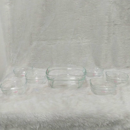 Di0369 Cello Glassware Nadir Pudding Set – 7 Pcs