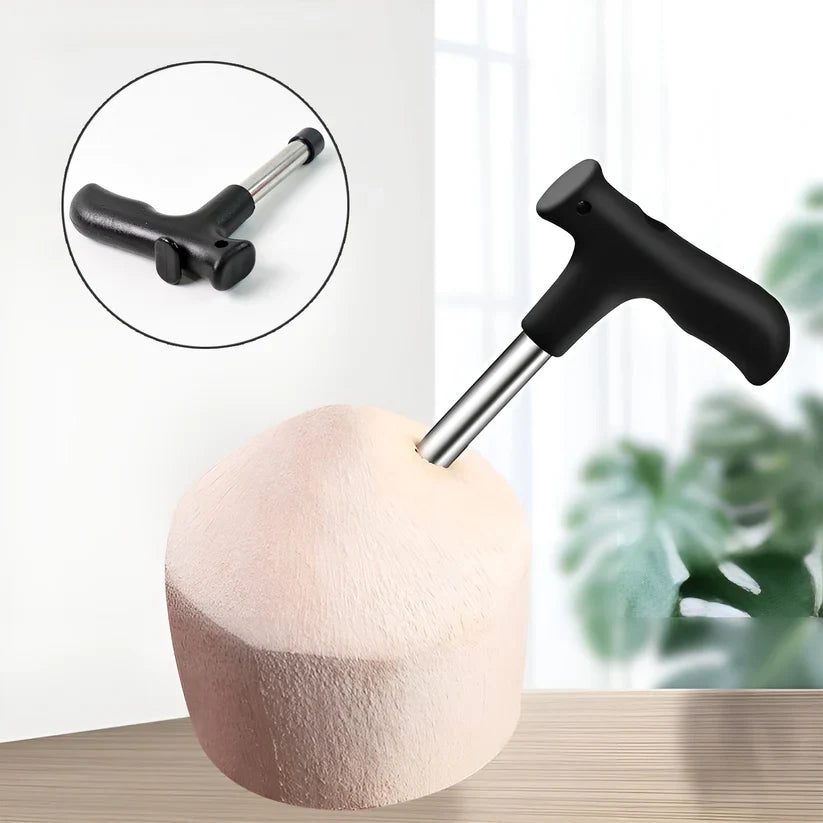 10574 Supermom Coconut Opener Tool with Ergonomic Handle (1 Pc)