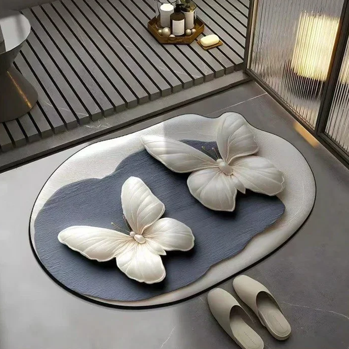 AM7110 Flower Fusion 5D Floor Mat