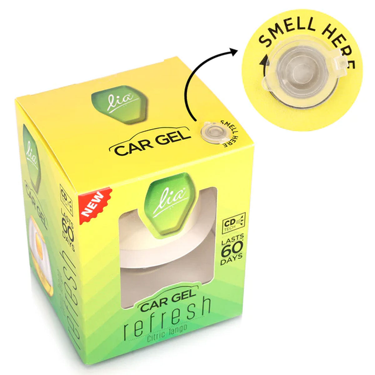 AM6766 Mix-Flavour Lia Dashboard Gel Car Freshener - 45g (Pack Of 1)