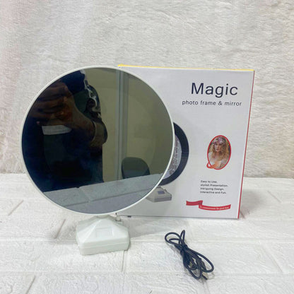 AM6267 Round Magic Mirror Photo Frame