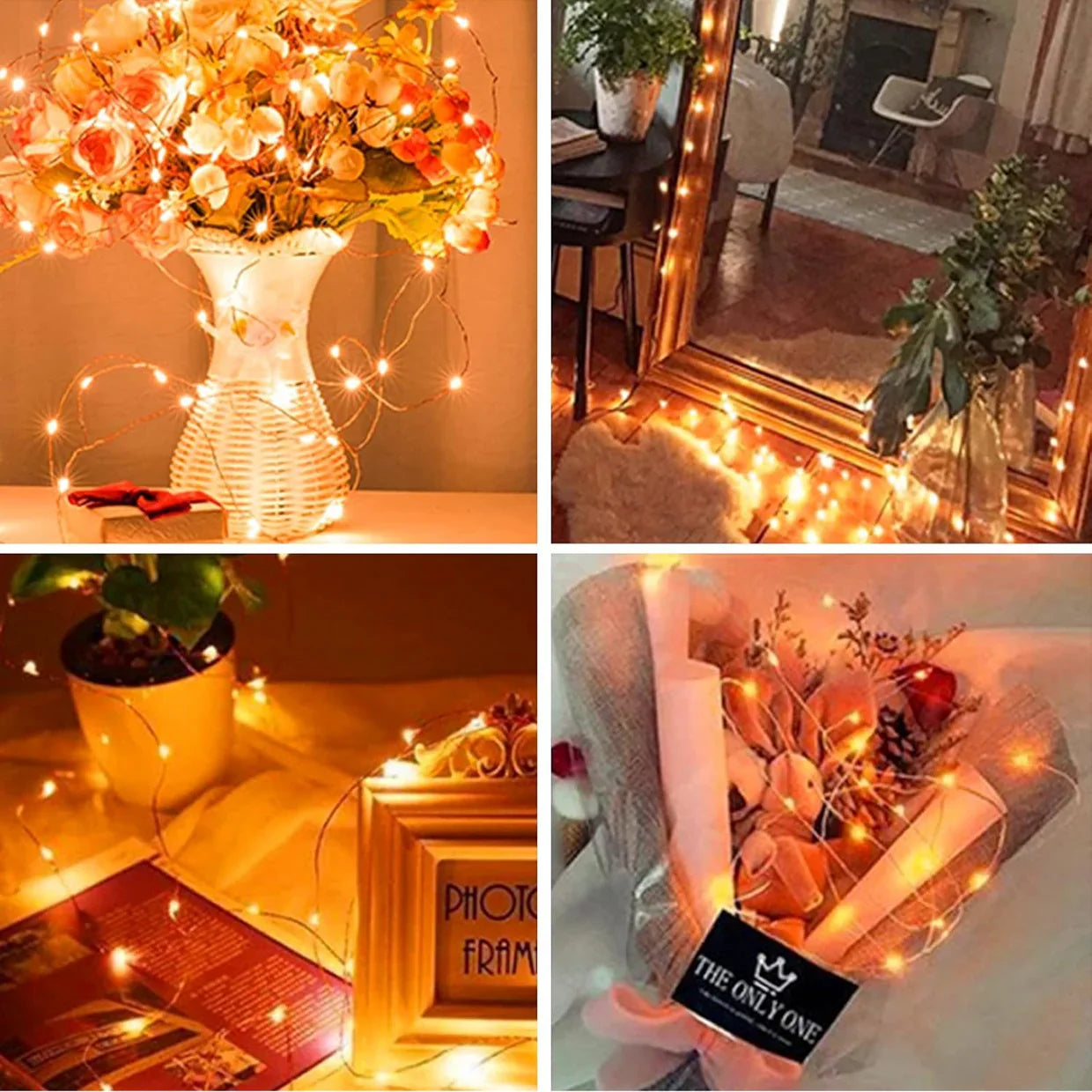 6682 LED Flexible Wire Waterproof Lights (2AA Battery Operated, Battery not included)
