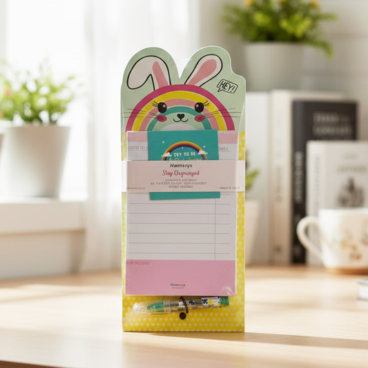 AM6641 Mix-Design Stay Organised Magnetic Notepad With Pen Set