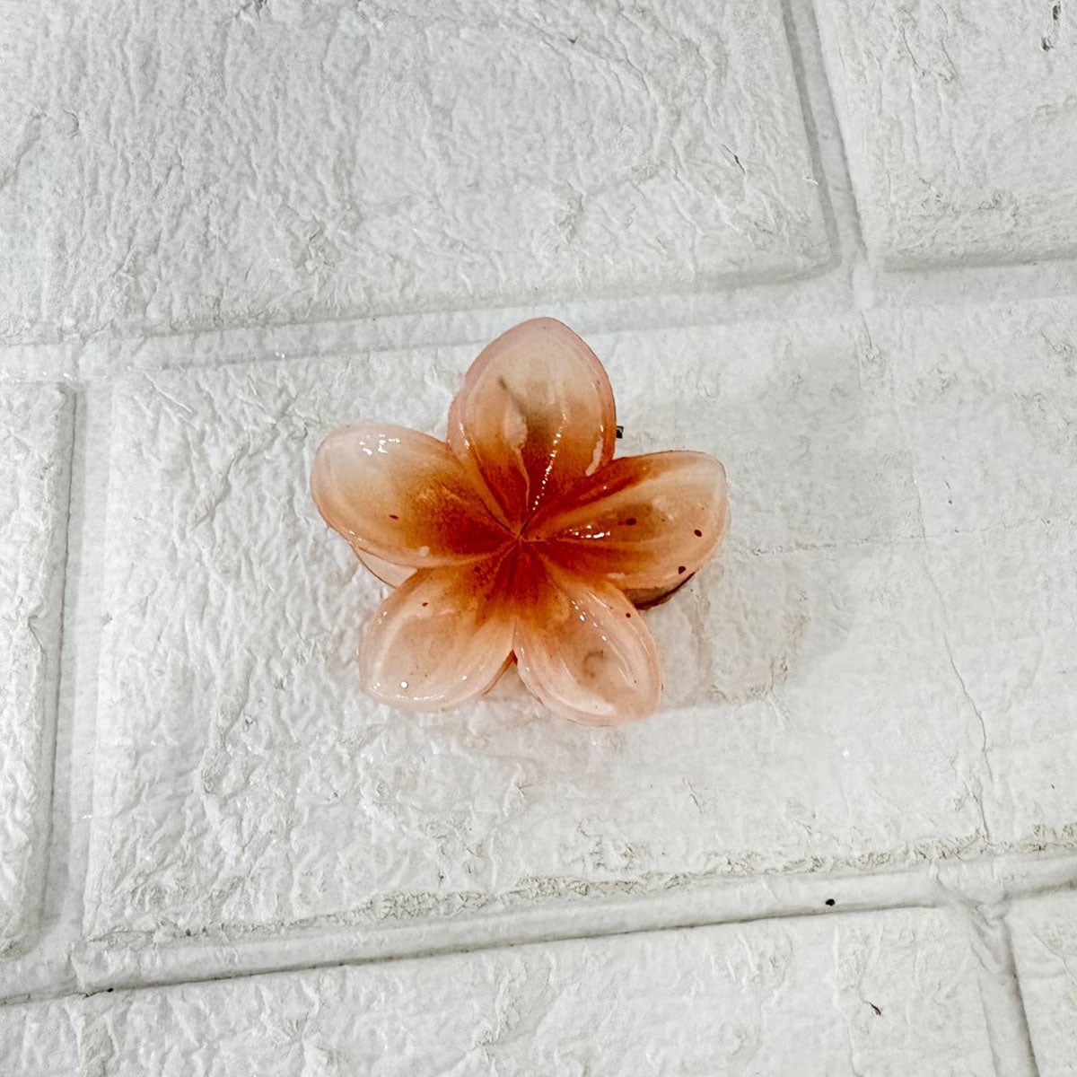 AM6398 Mix Jelly Flower Mini Hair Claw Clip for Women and Girls - Small (1pc)