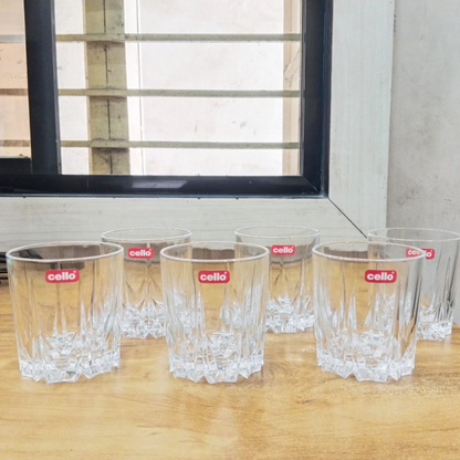 AM5690	Cello Estonia Glass Tumbler - 360ml - 6 pcs set