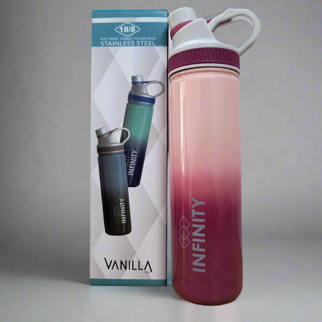AM5119 Infinity Vanilla 750 Double Wall Insulated Steel Bottle 750ml