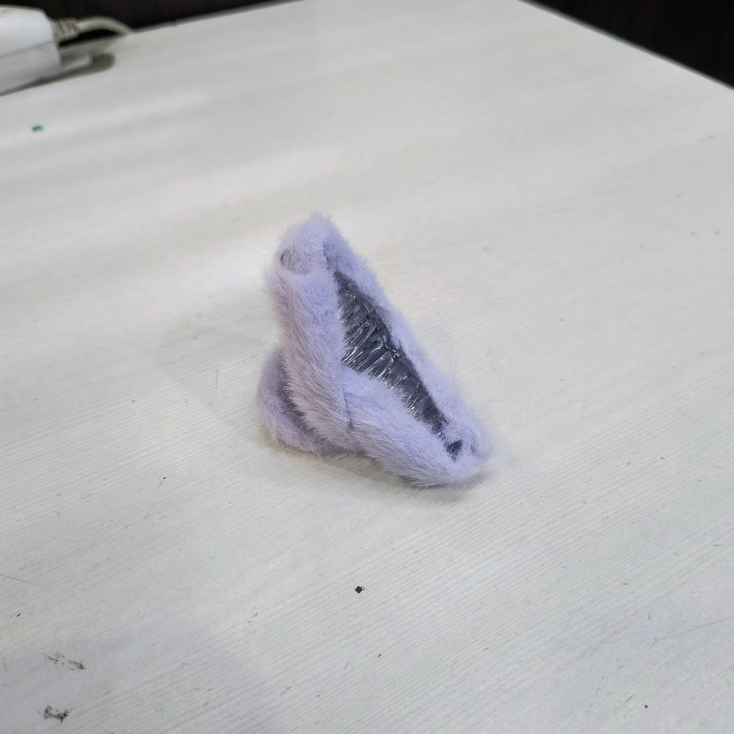 AM1086 Fur Hair Clip Butterfly