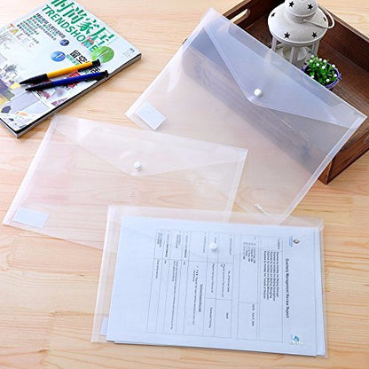 AM3528 Aerotix Document Button Bag Folder Transparent (1pcs) - (Code : 230P)