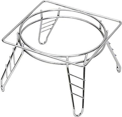 AM3363 Square Stainless Steel Matka Stand/Pot Stand With 4 Leg Support
