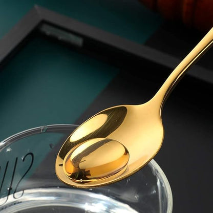 AM2373 Lion Luxury Noble Gold Baby Spoon 6Pcs
