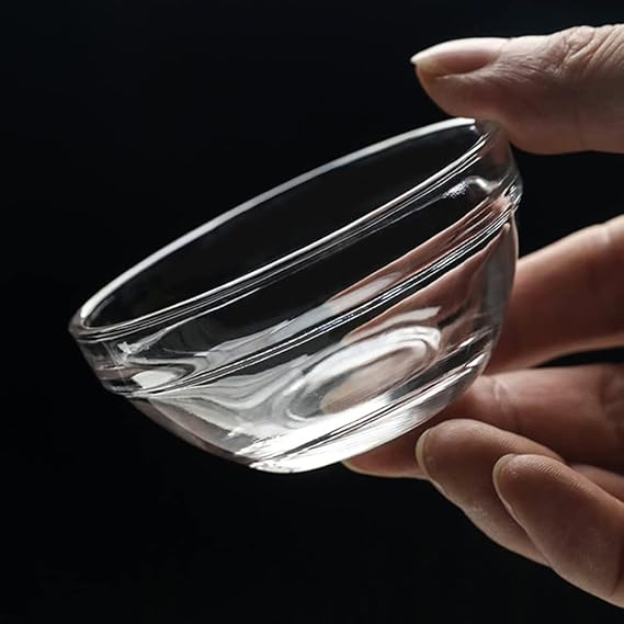 AM3023 Sauce Glass Bowls Small Dipping Bowls Side Dishes for Snack Sushi Fruit Appetizer Dessert Set Of 1 Piece
