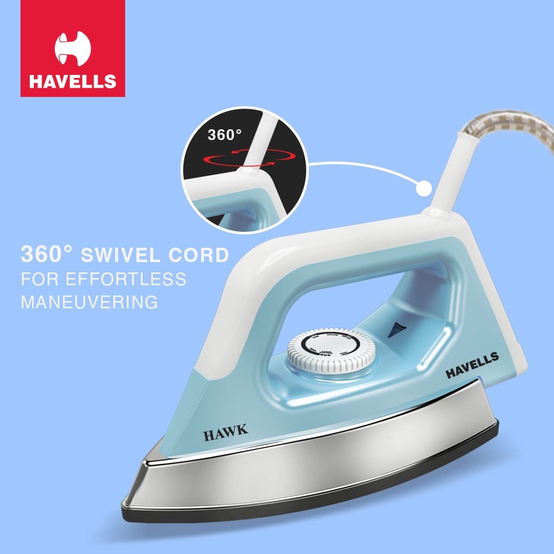 AM6800 Havells Hawk 1100 watt Heavy Weight Dry Iron