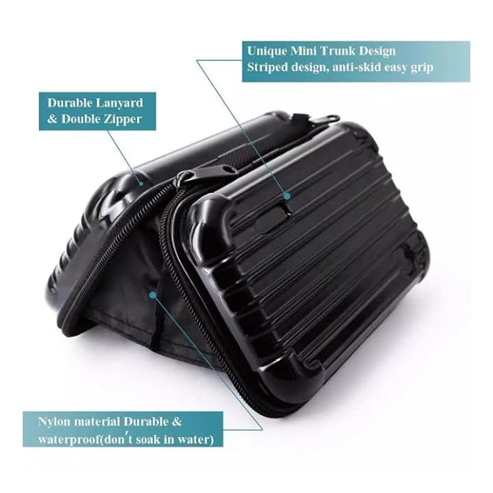 3555 sling box bag, detacheable shoulder strap, convertible into cosmetic