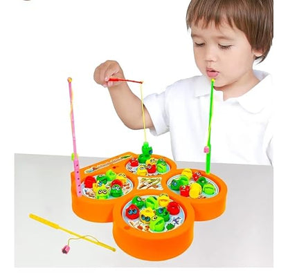 TM0246 Multiplayer Fishing Set with Colorful Fish and Rods