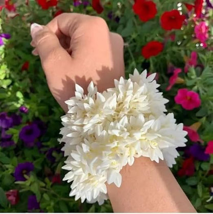 AM1211 Floral Artificial women hair sada gajra with fragnance