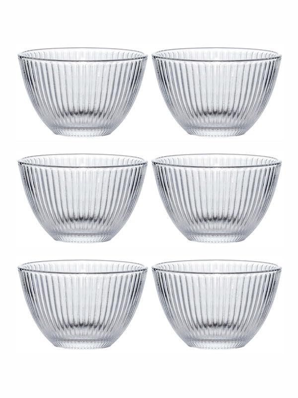 AM3755 Crystal Clear Bowl 130ml Set of 6 Pcs (RG0088)