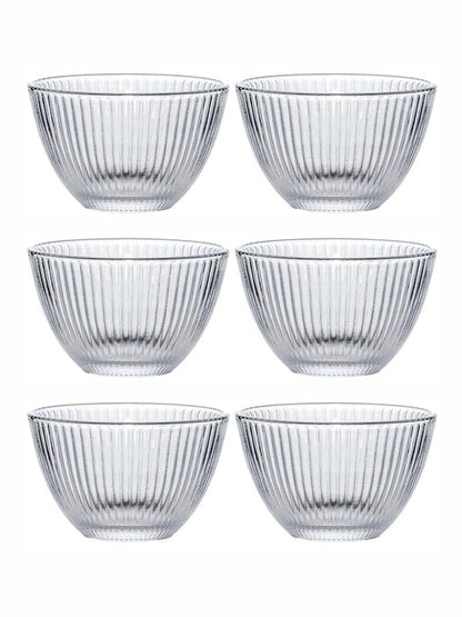 AM3755 Crystal Clear Bowl 130ml Set of 6 Pcs (RG0088)