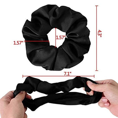 Shiny Metallic Scrunchies Elastic Hair Bands