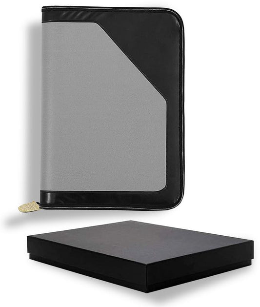 3745 20 pocket Documents Holder, Document Bag, Leatherette Professional File Folders for Certificates,  20 Leafs File