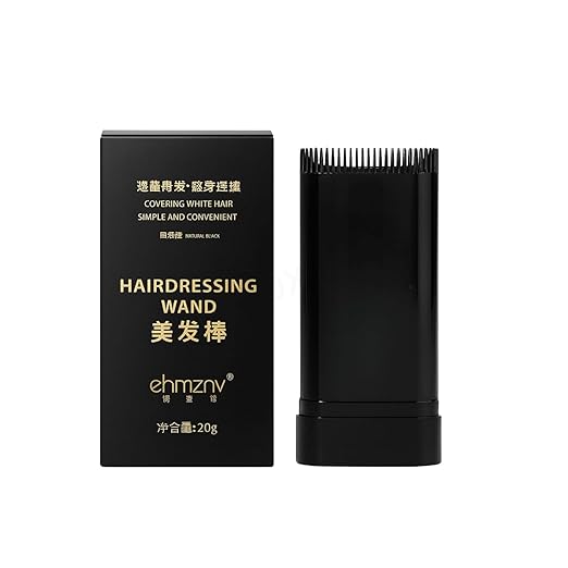AM7217 Ehmznv Instant Root Touch-Up Hairdressing Wand (Natural Black) – 20g