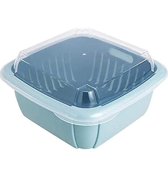 2355 Multi-Functional Square Large Refrigerator Storage Box 3 in 1