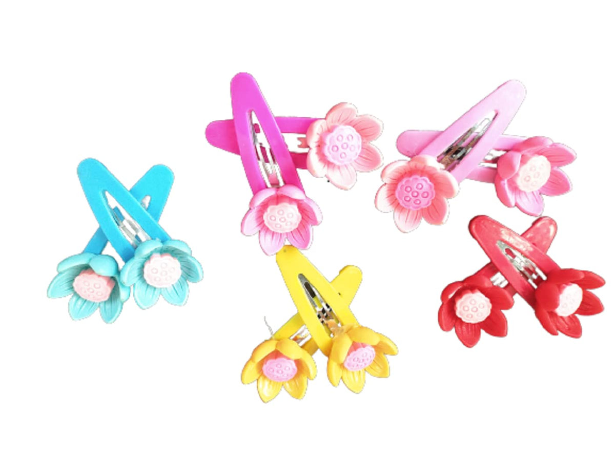 AM1276 Beautiful Mini Multipal Shape Hair Clutcher Hair Claw Clips for Baby Girls - 4pcs