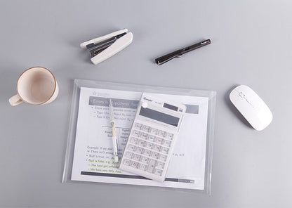 AM3528 Aerotix Document Button Bag Folder Transparent (1pcs) - (Code : 230P)