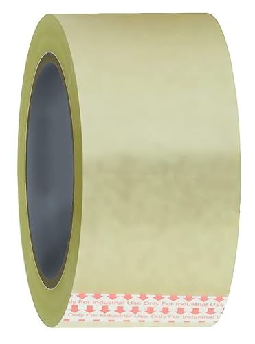 AM0292 (PACK OF 1) Clear Packing Tape 2 inch (Transparent ) - 48mm / 2" Width - BOPP Industrial Packaging Tape