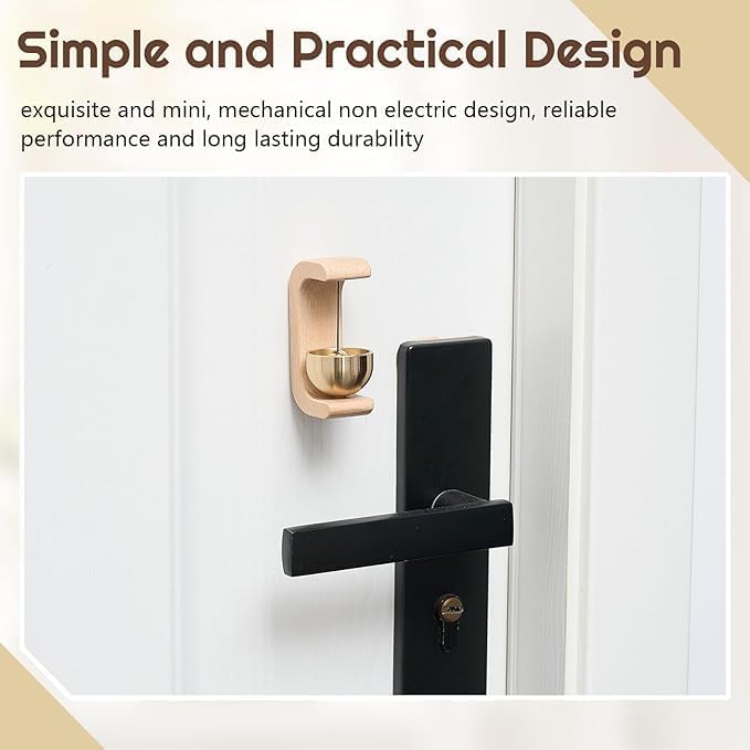 AM6985 Magnetic Wood Doorbell Chime